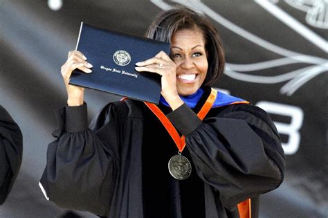 are michelle obama's law degrees fake